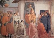 Fra Filippo Lippi Masaccio,St Peter Enthroned with Kneeling Carmelites and Others USA oil painting artist
